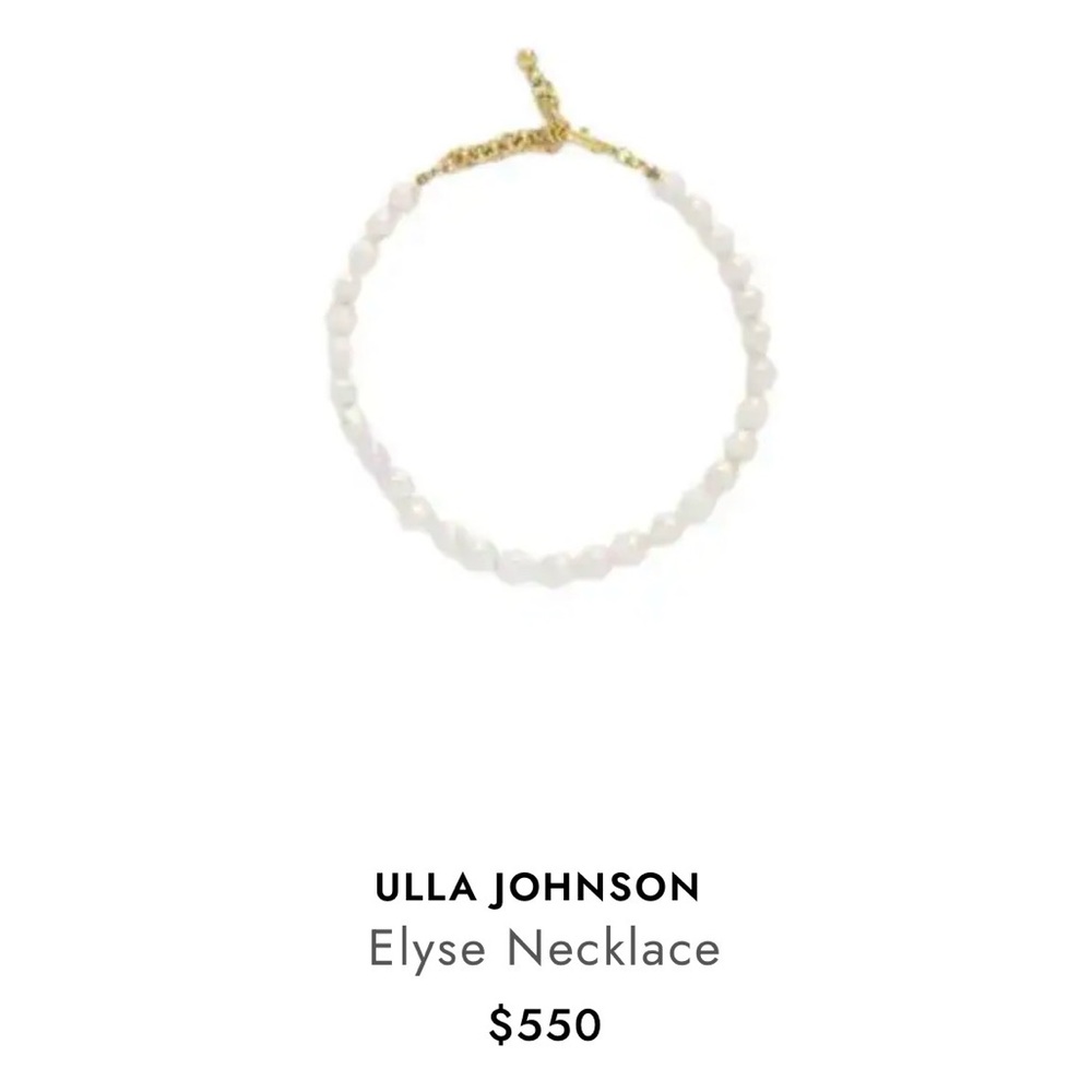 Ulla Johnson Ivory Elyse Necklace